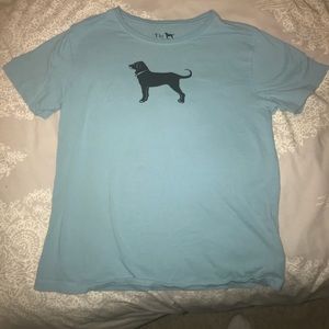 COPY - the black dog blue short sleeve shirt wome…